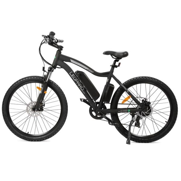 UL Certified-Ecotric Leopard Electric Mountain Bike - Matt Black
